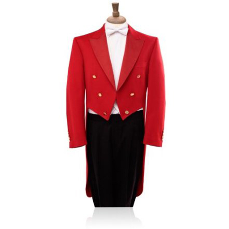 Formal Wear For Men Black Suit - Collection de manteau de smoking rouge