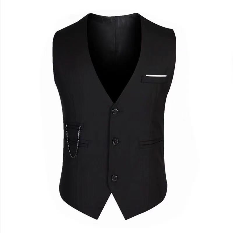 Formal Vest Waistcoat - Gilets de Costume Homme Slim Fit