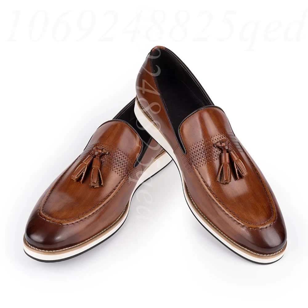 Men'S Formal Office Wear Shoes - Mocassins à pampilles pour hommes en