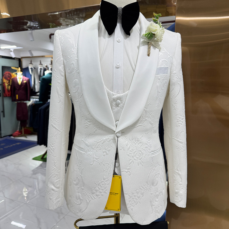 Formal Wear For Men Black Suit - Costume de mariage pour homme blanc