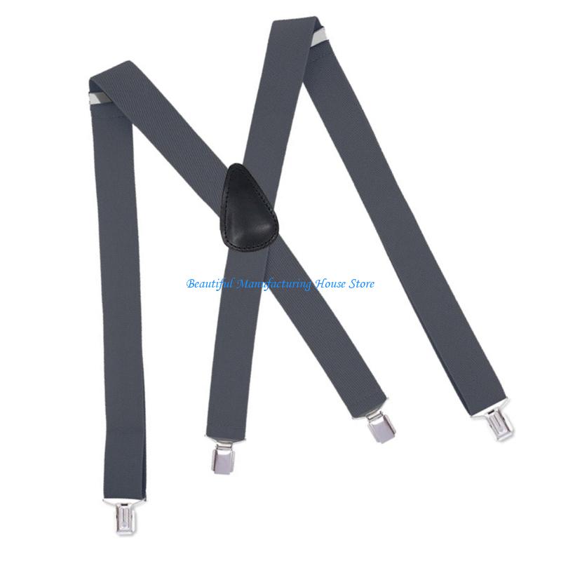 Men'S Formal Wear With Suspenders - E56A – bretelles extensibles Premium pour