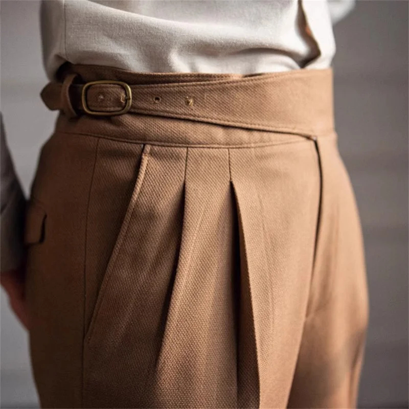 Men'S Formal Wear Belt - Nouveau pantalon de costume homme 2026