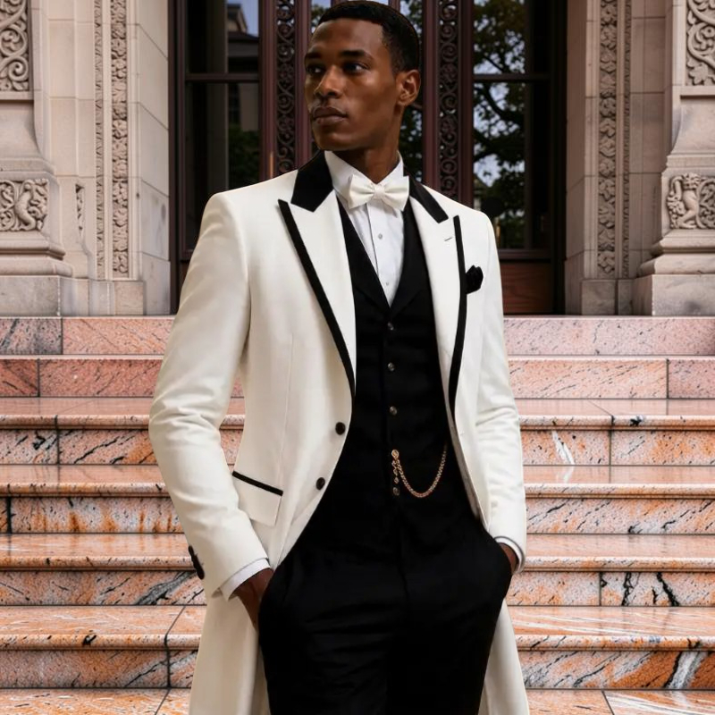 Men Formal Wear Jacket - 3 Pièces Costumes de Mariage pour
