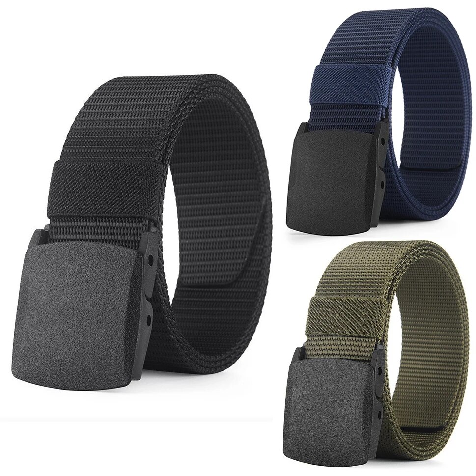 Men'S Formal Wear Belt - Ceinture en toile décontractée pour hommes,