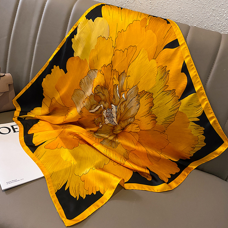 Silk Tie Woven - Foulard en Satin de Soie Imprimé