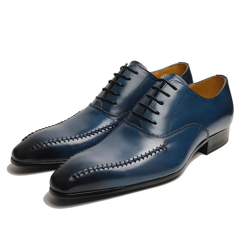 Men'S Formal Office Wear Shoes - Chaussures habillées en cuir véritable pour