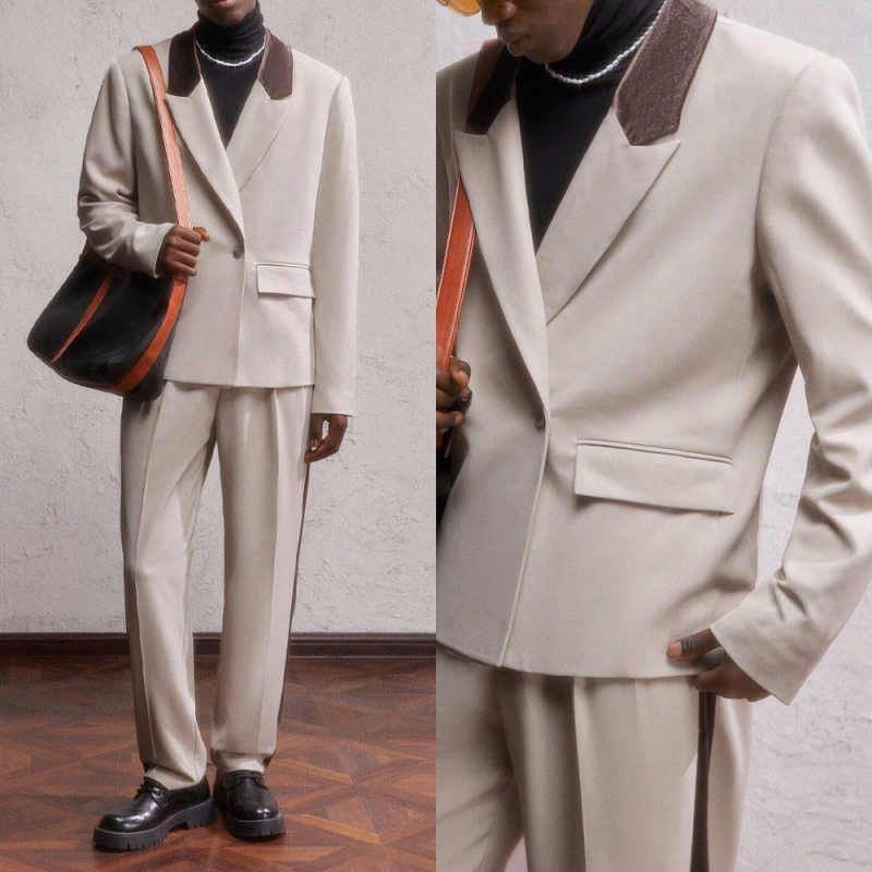 Men Formal Wear Shop - Costume Homme Simplicité 2 Pièces Veste