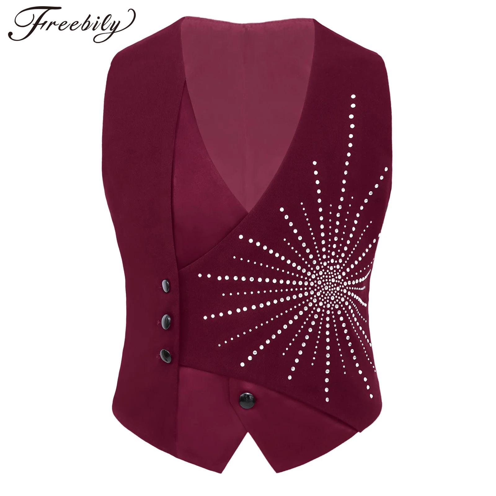 Formal Vest Waistcoat - Gilet asymétrique pour garçons, style gentleman,