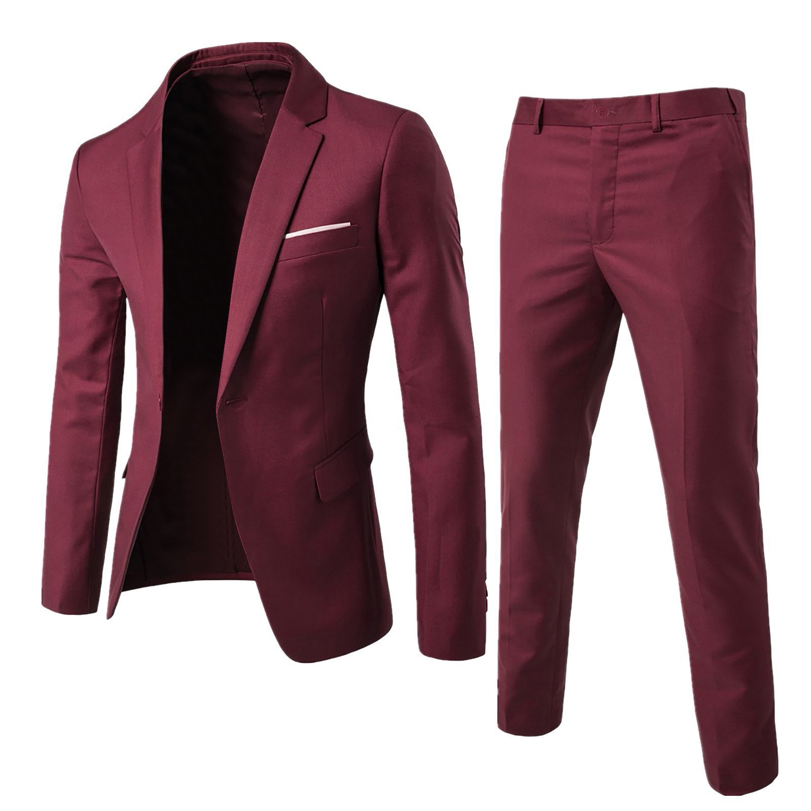 Korean Men Formal Wear - Ensemble de costume pour homme, deux