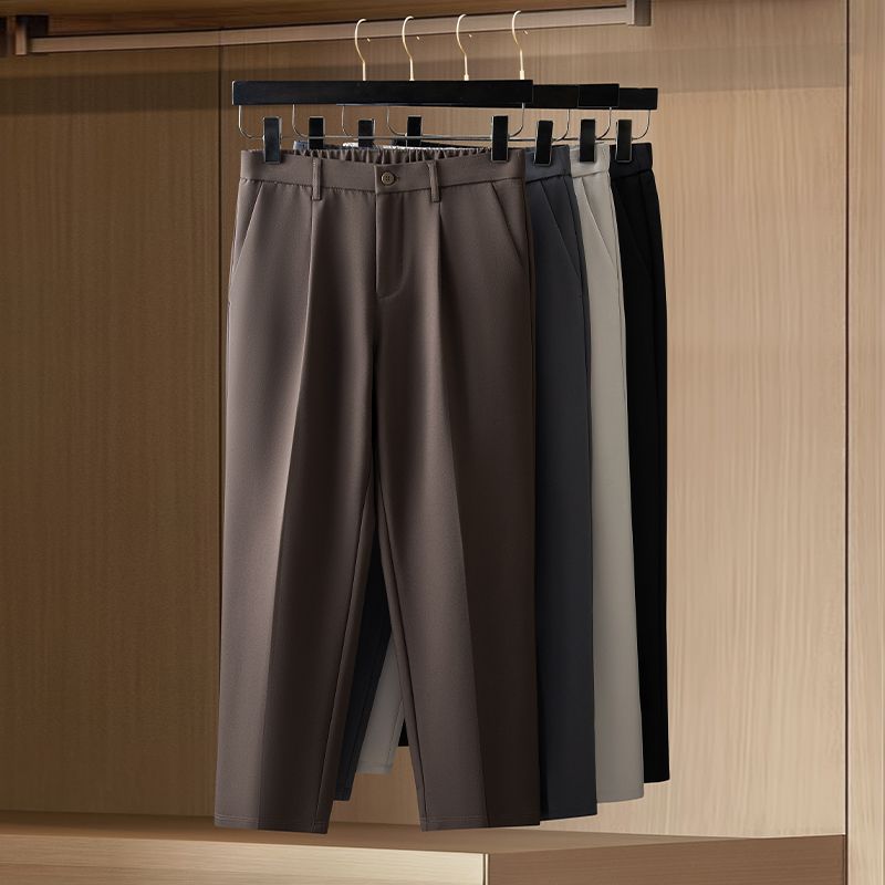 Korean Men Formal Wear - Pantalon de Costume Homme Slim Fit