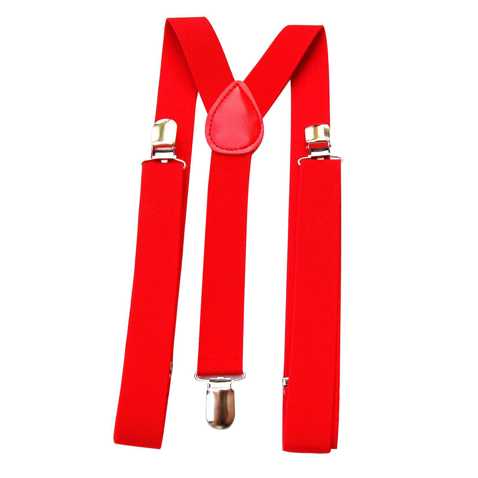 Men'S Formal Wear With Suspenders - Bretelles réglables rouges pour hommes, ensemble