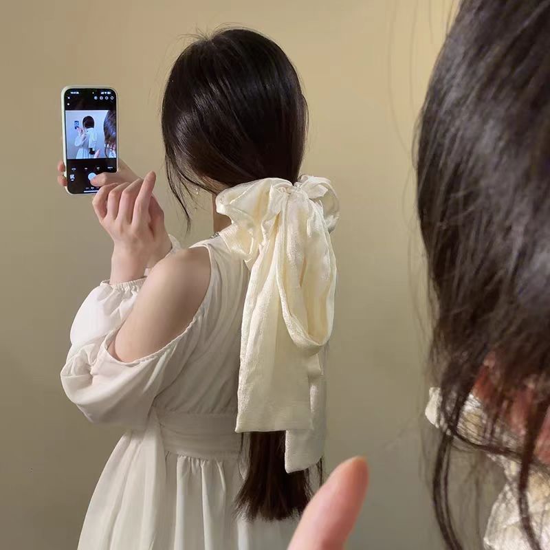 Satin Bow Tie - Ensemble de chouchous en Satin avec