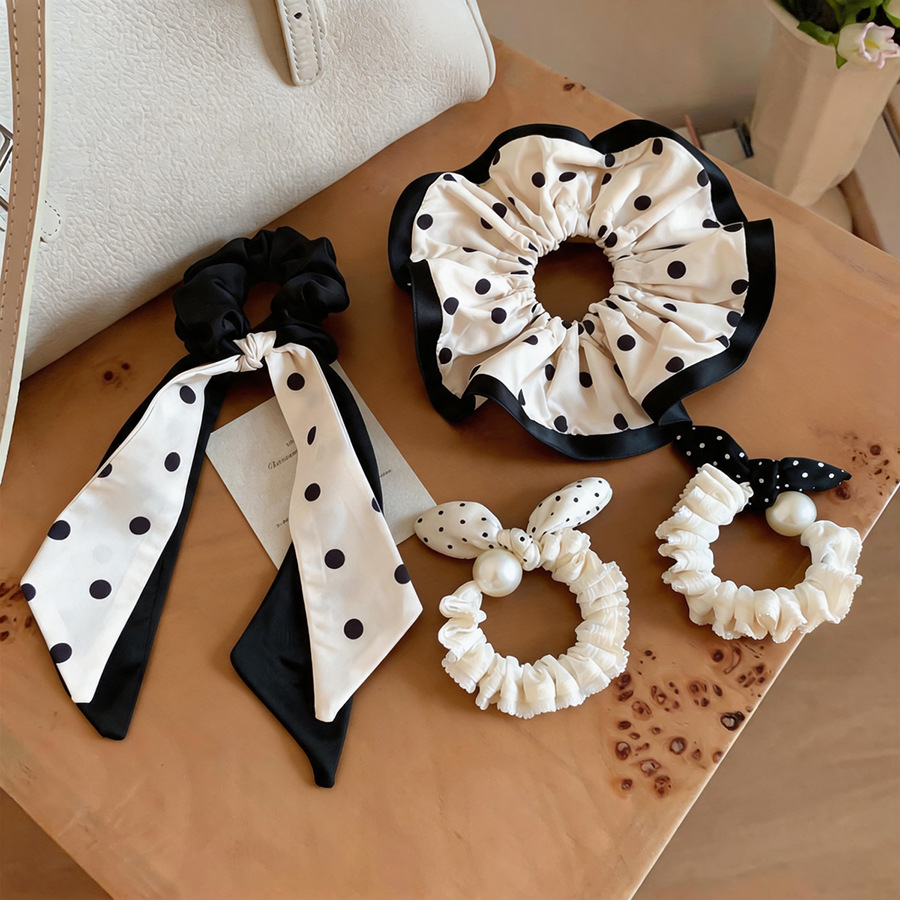 Chouchous en satin noir et bla - Satin Bow Tie avis et prix
