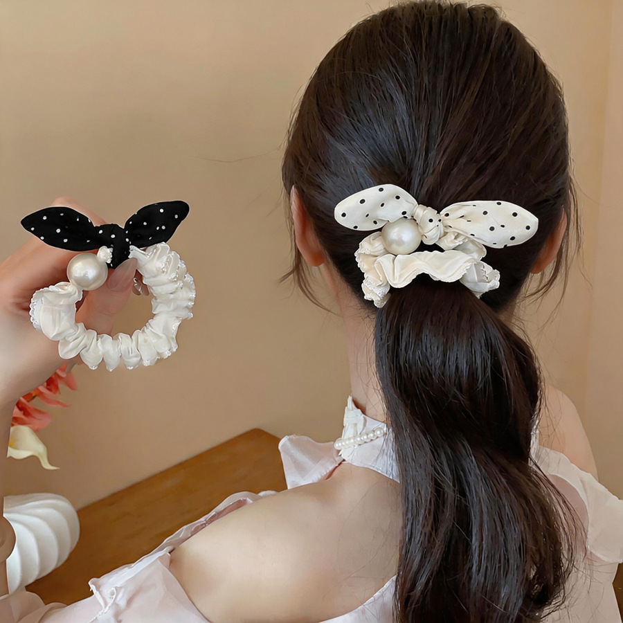 Chouchous en satin noir et bla - Satin Bow Tie avis et prix