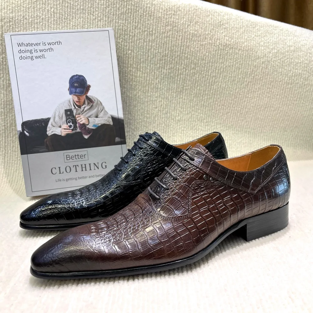 Chaussures Oxford de luxe ital - Men'S Formal Office Wear Shoes avis et prix
