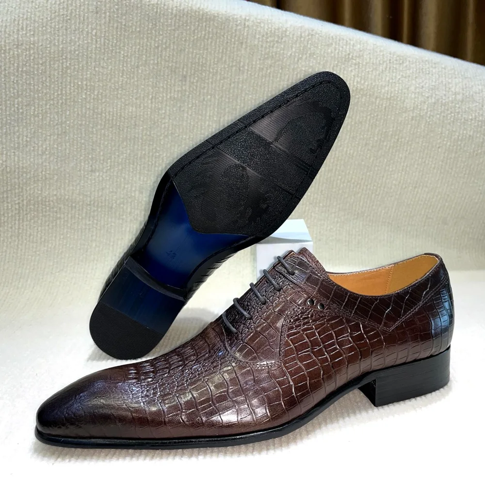 Chaussures Oxford de luxe ital - Men'S Formal Office Wear Shoes avis et prix