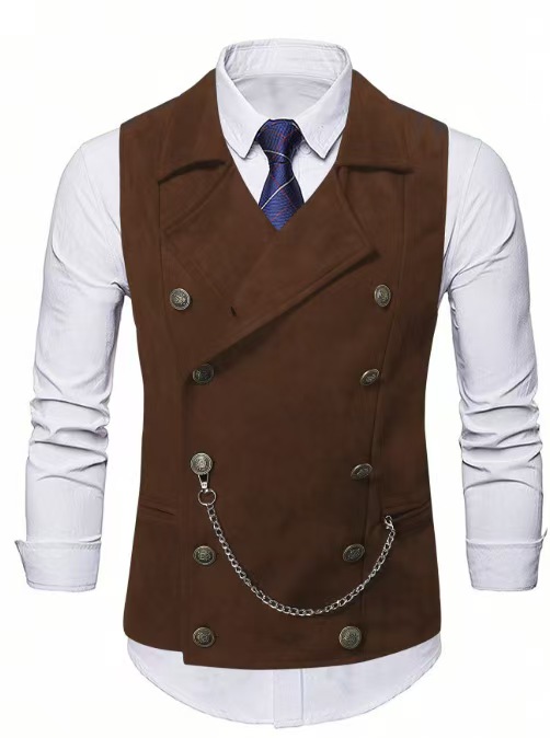 Gilet à double boutonnage pour - Formal Vest Waistcoat avis et prix