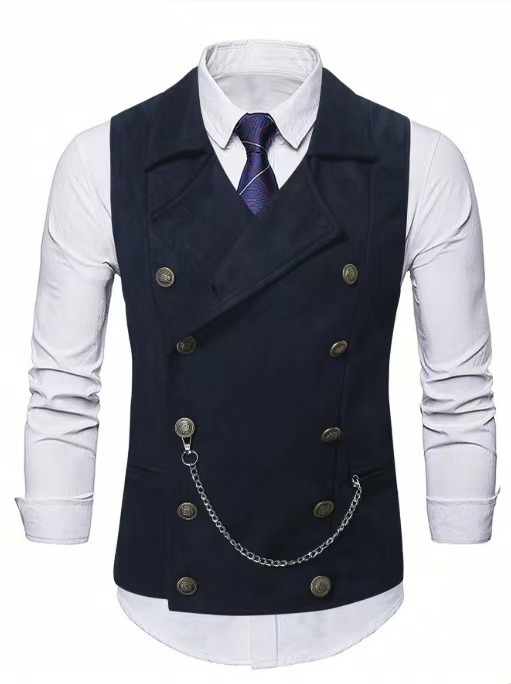 Gilet à double boutonnage pour - Formal Vest Waistcoat avis et prix