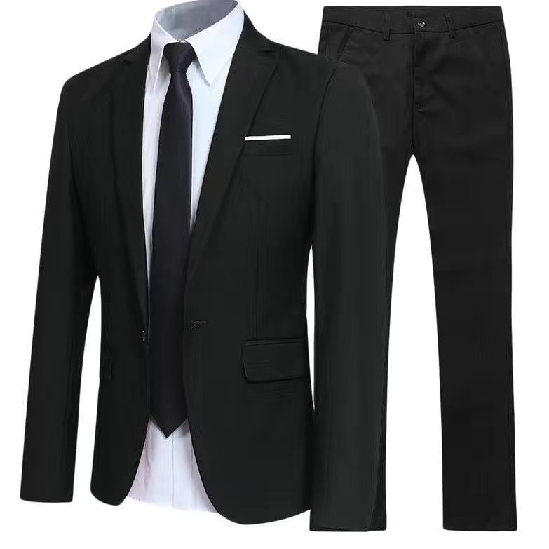 Costume trois pièces slim fit  - Korean Men Formal Wear avis et prix