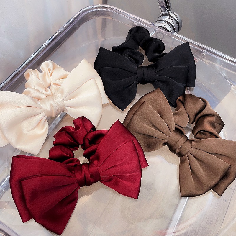Lot de 1/4 élastiques à cheveu - Satin Bow Tie avis et prix