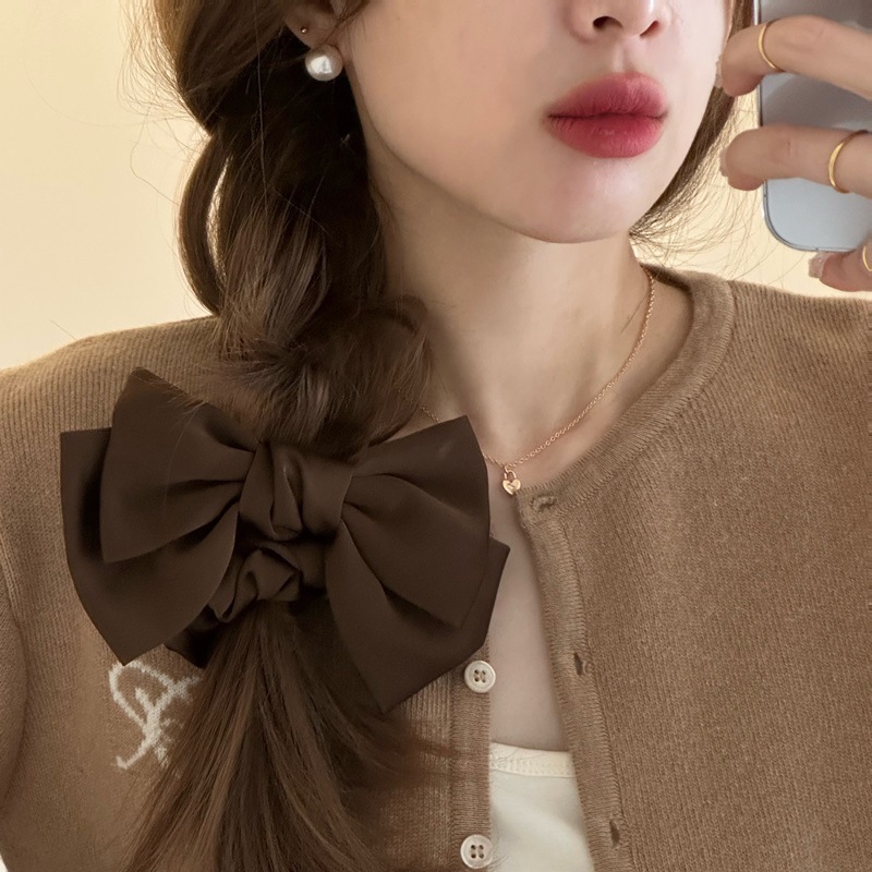 Lot de 1/4 élastiques à cheveu - Satin Bow Tie avis et prix