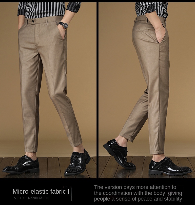 Pantalon d'été imbibé pour hom - Formal Wear For Men Black Suit avis et prix