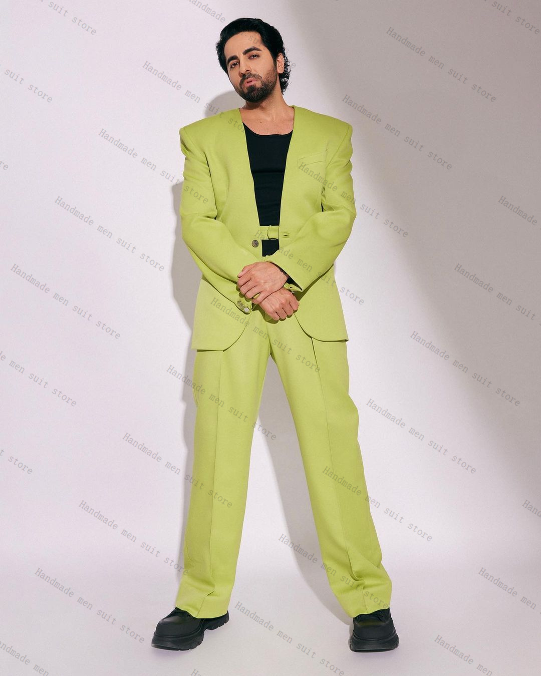Ensemble de costume vert pour  - Men'S Formal Wear Belt avis et prix