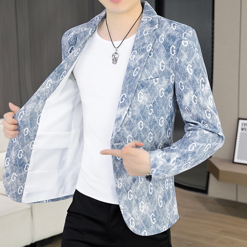 Blazer Homme Automne/Hiver 202 - Korean Men Formal Wear avis et prix
