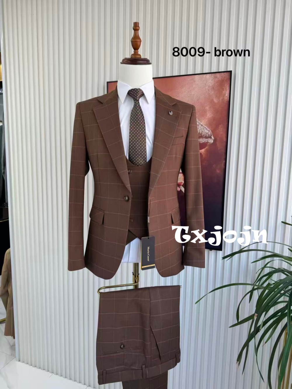 Costume de smoking à carreaux  - Men Formal Wear Jacket avis et prix