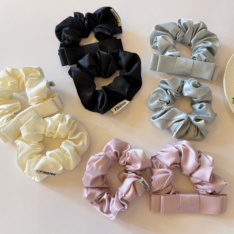 Élastiques à cheveux en satin  - Satin Bow Tie avis et prix