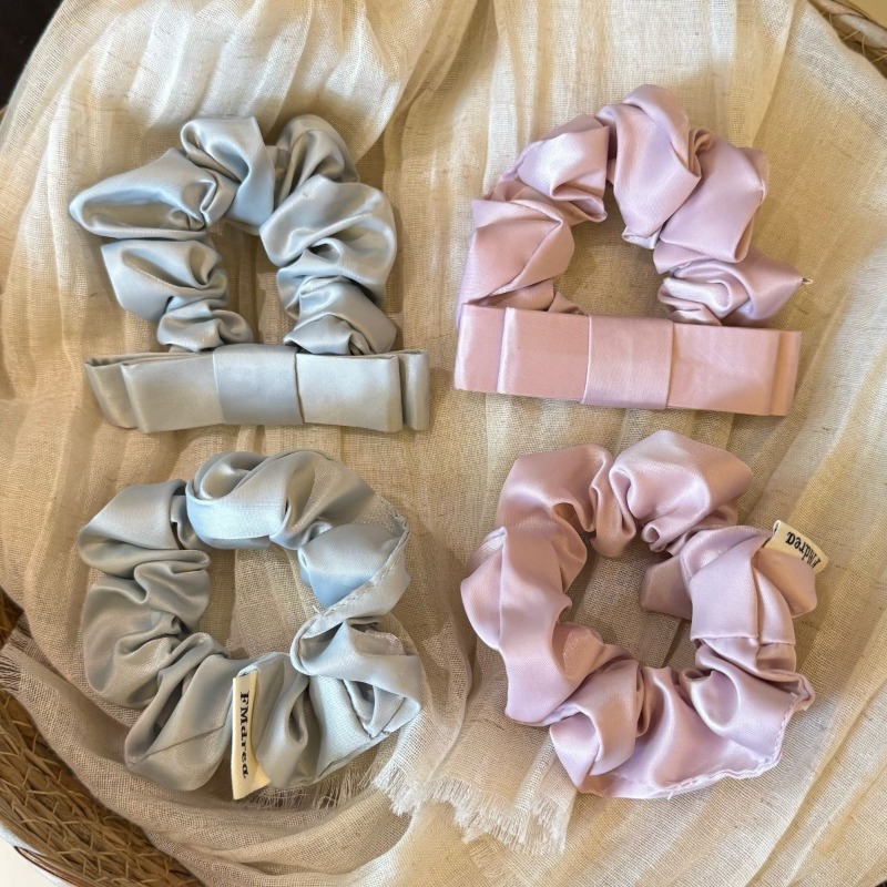 Élastiques à cheveux en satin  - Satin Bow Tie avis et prix