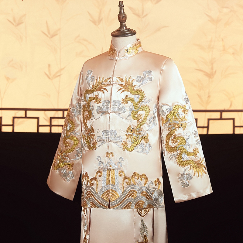 Costume Xiuhe Champagne pour h - Men Formal Wear Wedding avis et prix