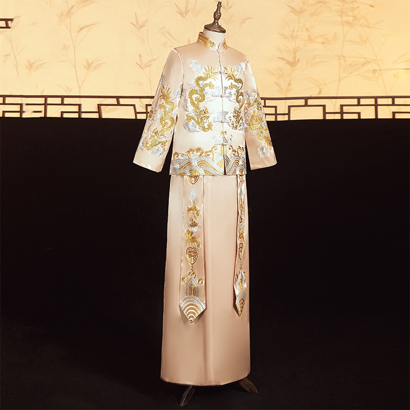 Costume Xiuhe Champagne pour h - Men Formal Wear Wedding avis et prix