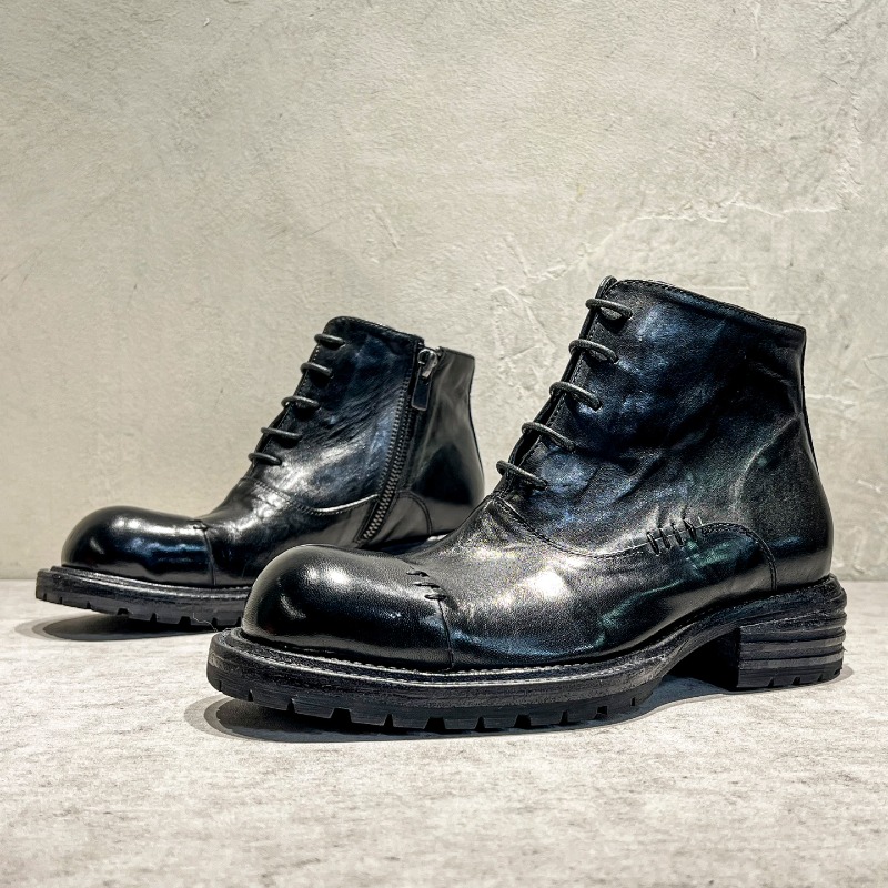 Bottes montantes en cuir de ch - Men'S Ethnic & Formal Designer Wear Studio S avis et prix