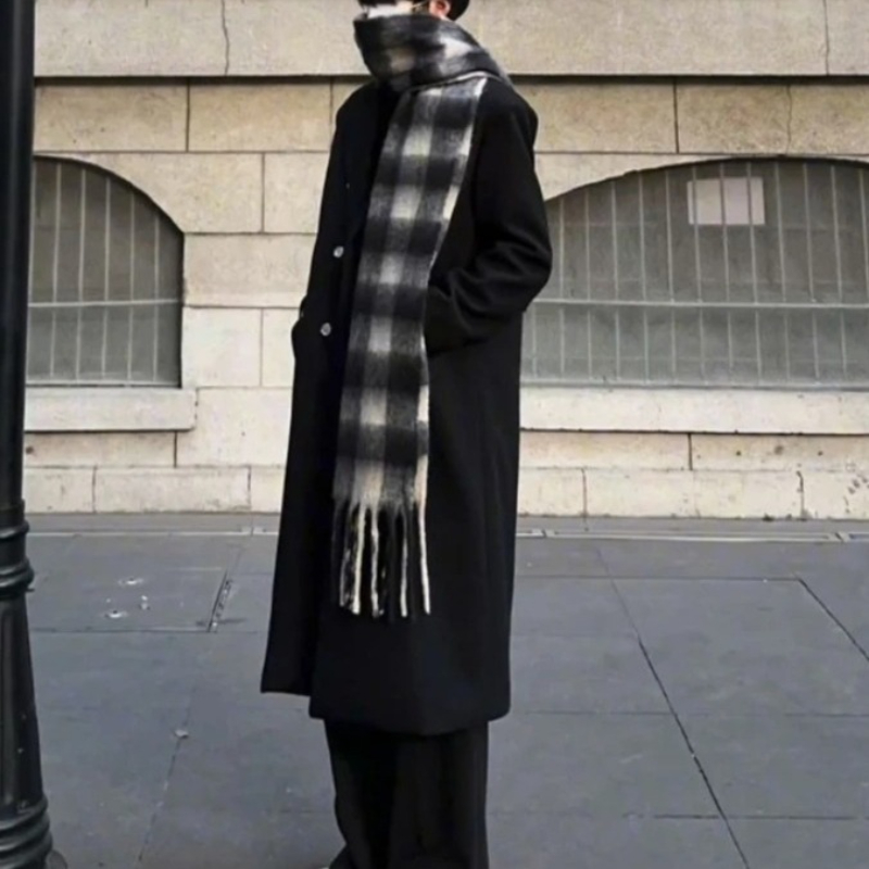 Manteau en laine pour hommes d - Korean Men Formal Wear avis et prix