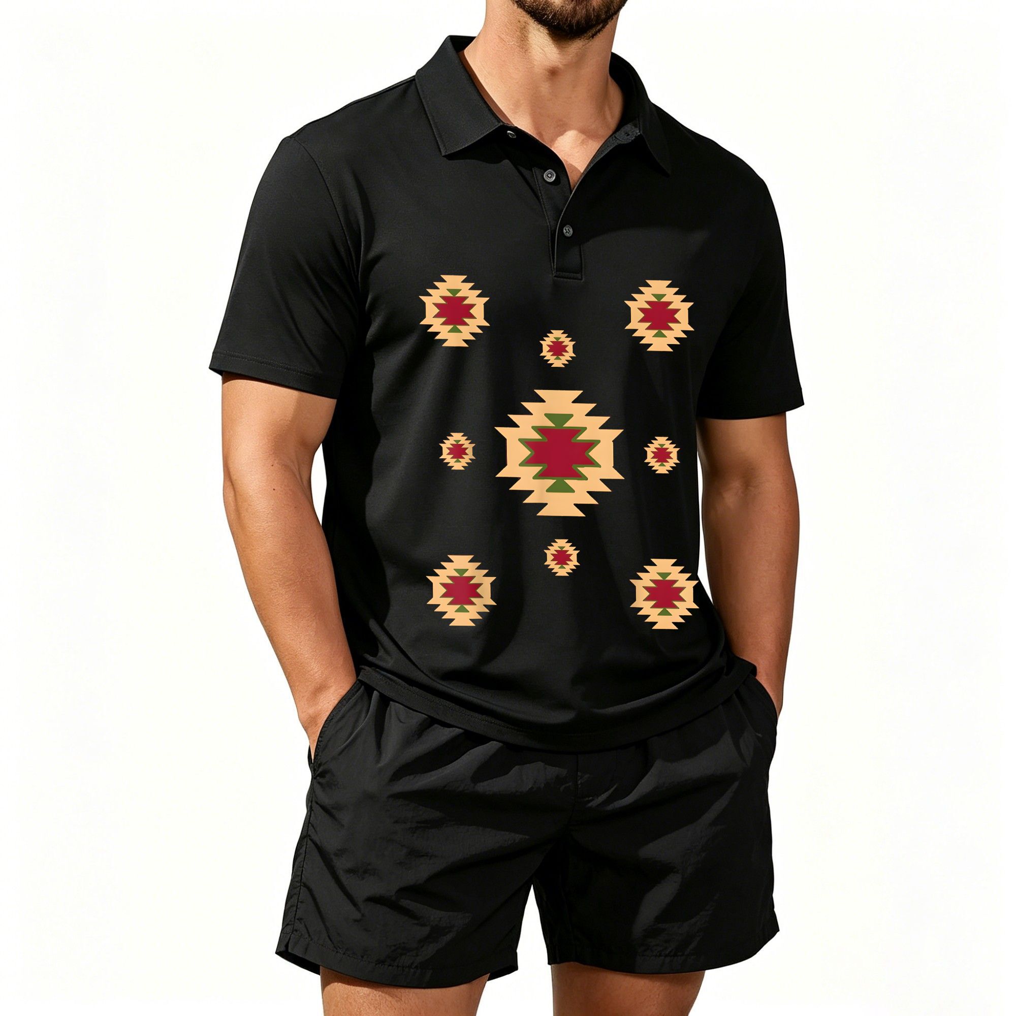 Ensemble de polos à manches co - Men'S Ethnic & Formal Designer Wear Studio S avis et prix