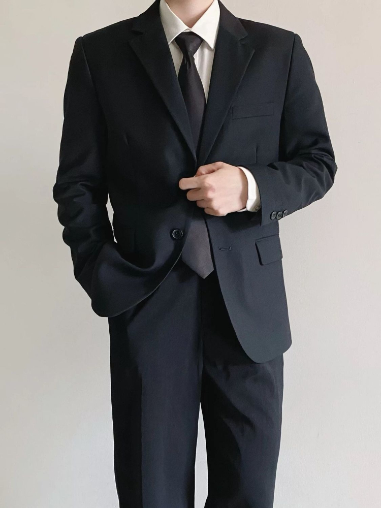 Ensemble de costume noir pour  - Korean Men Formal Wear avis et prix