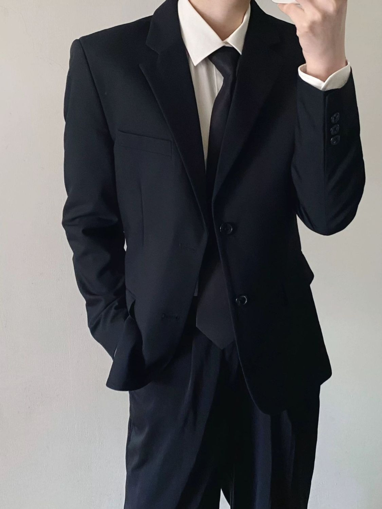 Ensemble de costume noir pour  - Korean Men Formal Wear avis et prix