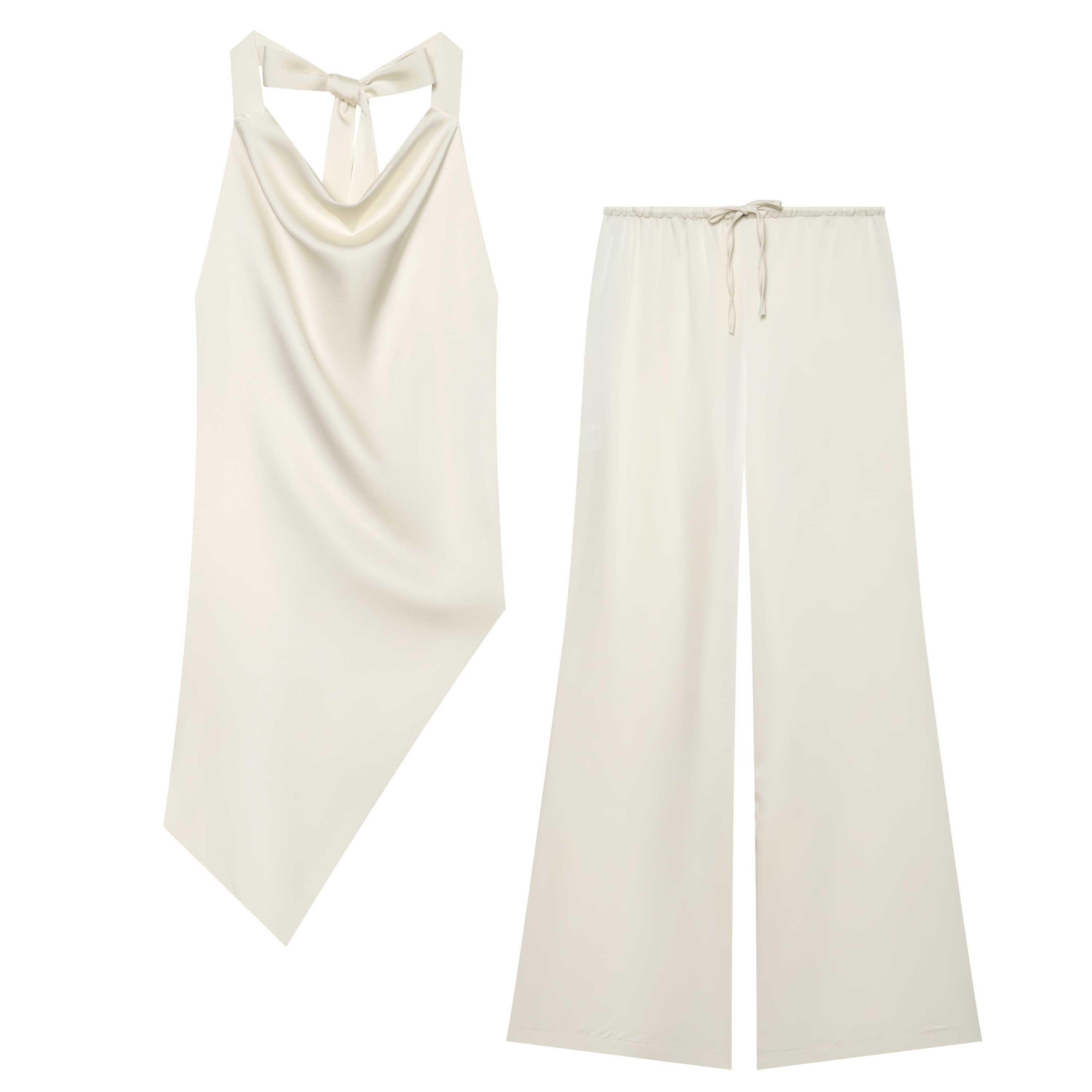 Ensemble deux pièces en satin  - Satin Bow Tie avis et prix