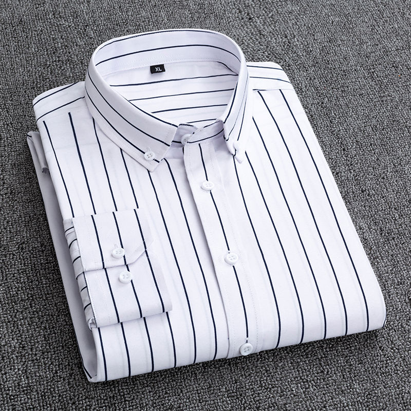 Chemise rayée à carreaux à man - Korean Men Formal Wear avis et prix