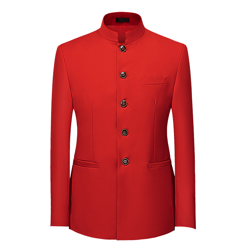 Veste de costume à manches lon - Formal Wear For Men Black Suit avis et prix