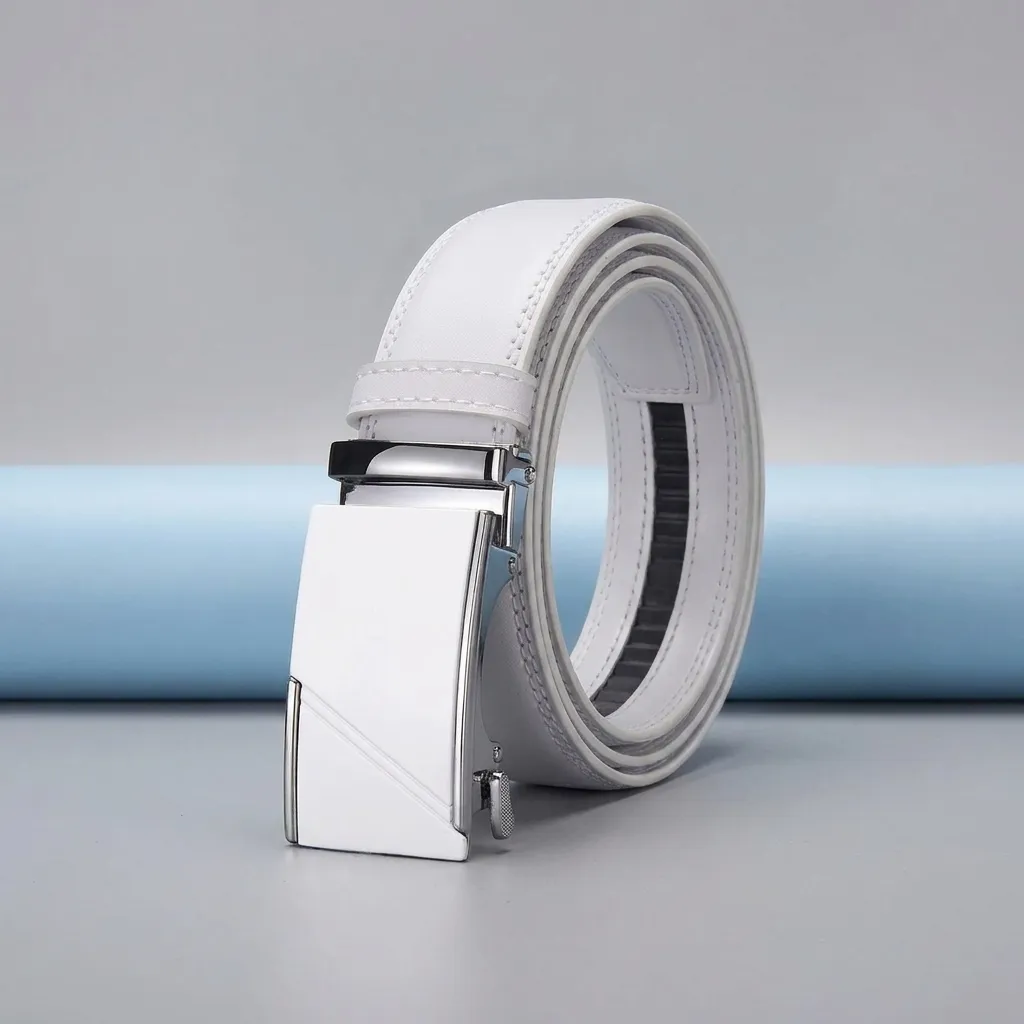 Ceinture classique blanche pou - Men'S Formal Wear Belt avis et prix