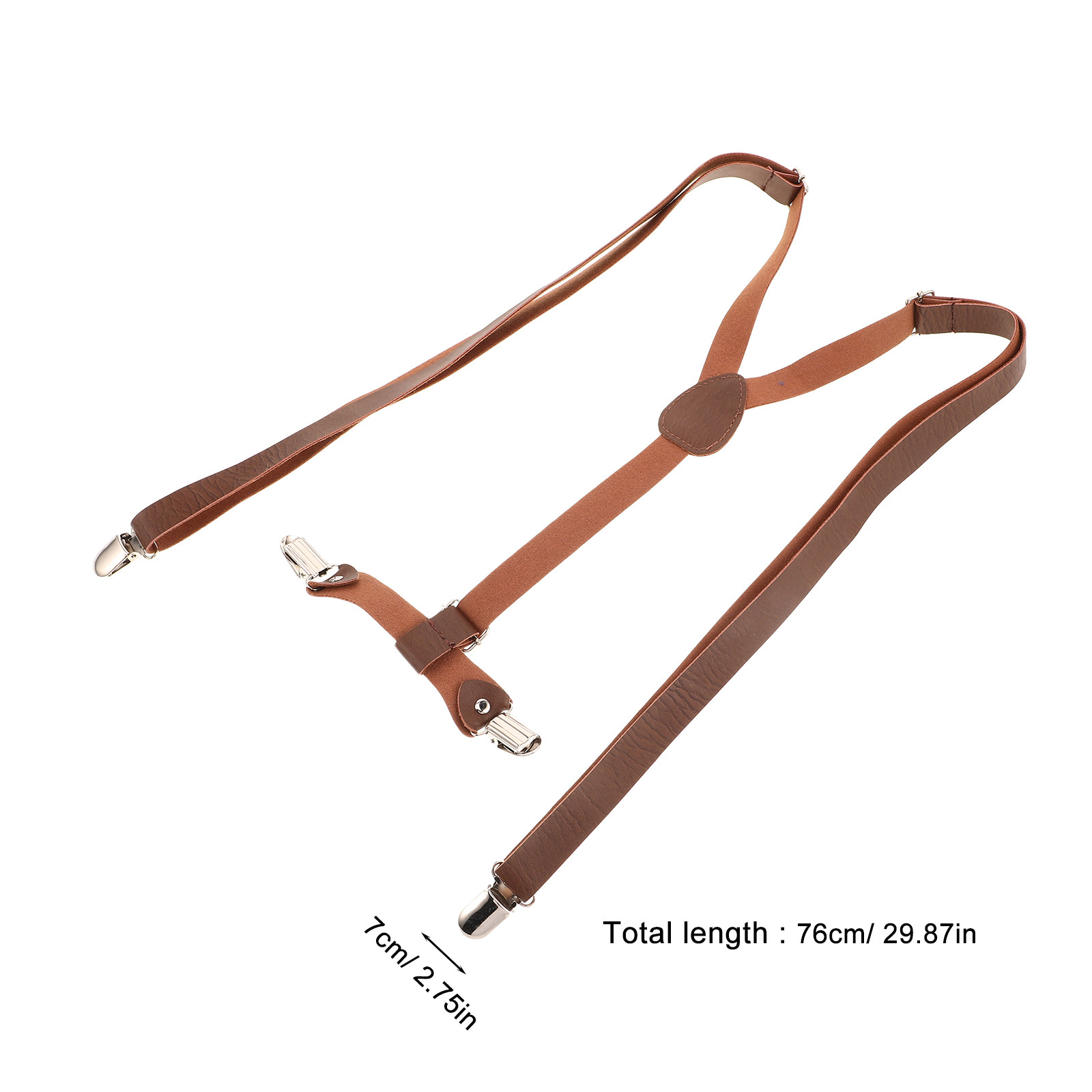 Bretelles ajustables en PU en  - Men'S Formal Wear With Suspenders avis et prix