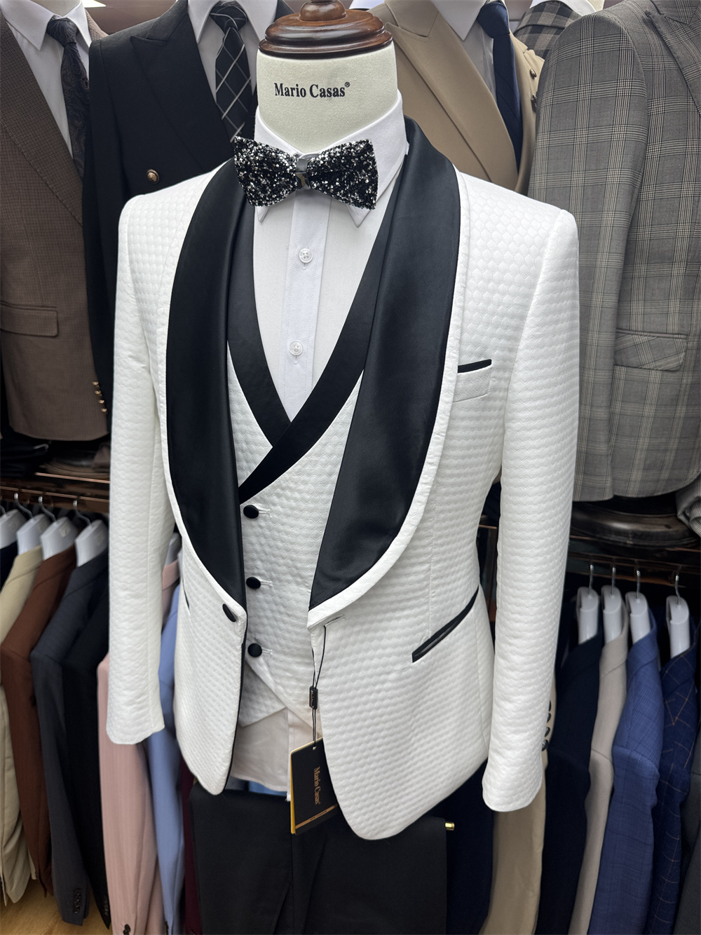 Costume 3 pièces à motifs pour - Men Formal Wear Shop avis et prix