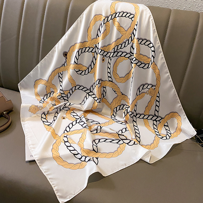 Foulard en Satin de Soie Impri - Silk Tie Woven avis et prix