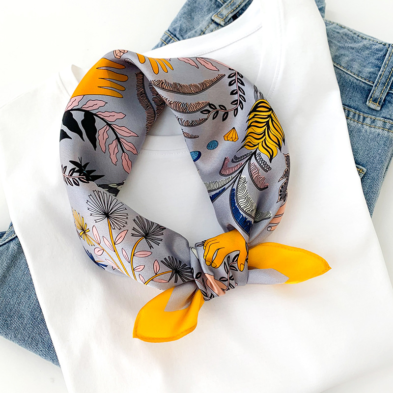 Femmes 70*70 cm carré Foulard  - Silk Tie Woven avis et prix