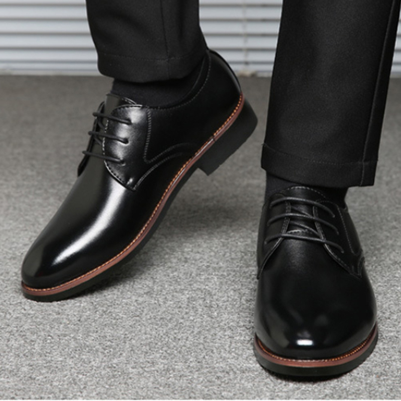 Chaussures en cuir pour hommes - Korean Men Formal Wear avis et prix