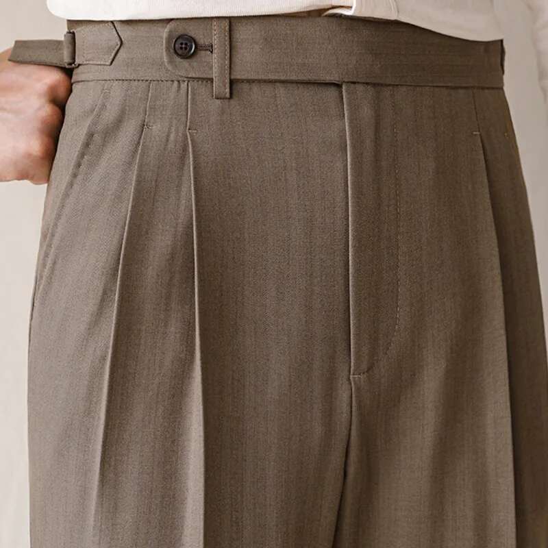 Pantalon droit taille haute po - Men Formal Wear Shop avis et prix