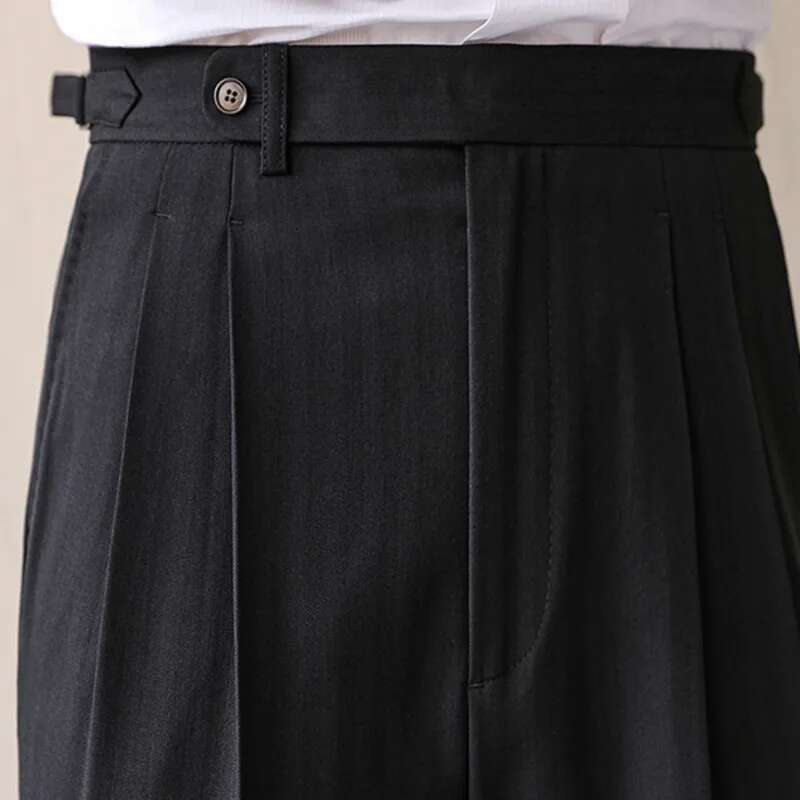 Pantalon droit taille haute po - Men Formal Wear Shop avis et prix