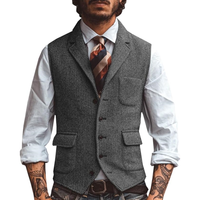 Nouveau gilet de costume pour  - Formal Vest Waistcoat avis et prix